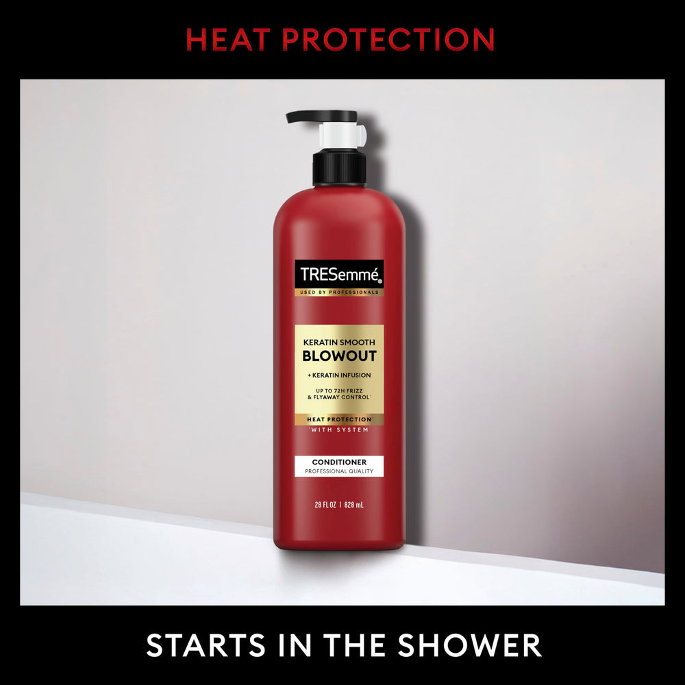 Keratin Smooth Conditioner texture on hand for silky feel