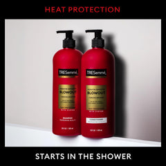 TRESemmé Keratin Smooth hair after wash shows a sleek, polished texture.