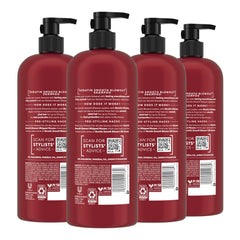 TRESemmé Keratin Smooth shampoo lather hints at silky, frizz-ready cleansing.