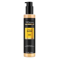 TRESemmé Lamellar Gloss Serum bottle with pump for precise, even application