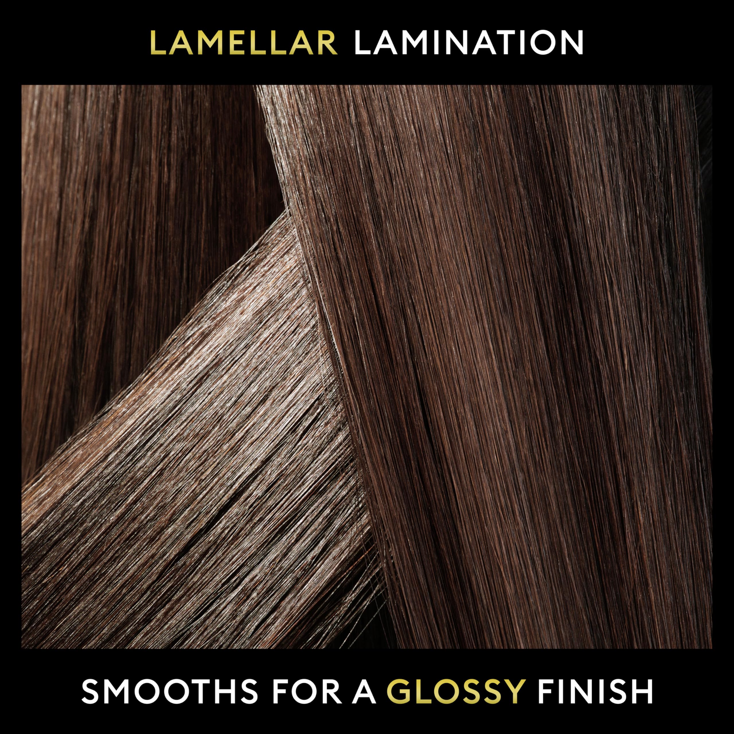 TRESemmé Lamellar Gloss Serum packaging highlighting cruelty-free certification