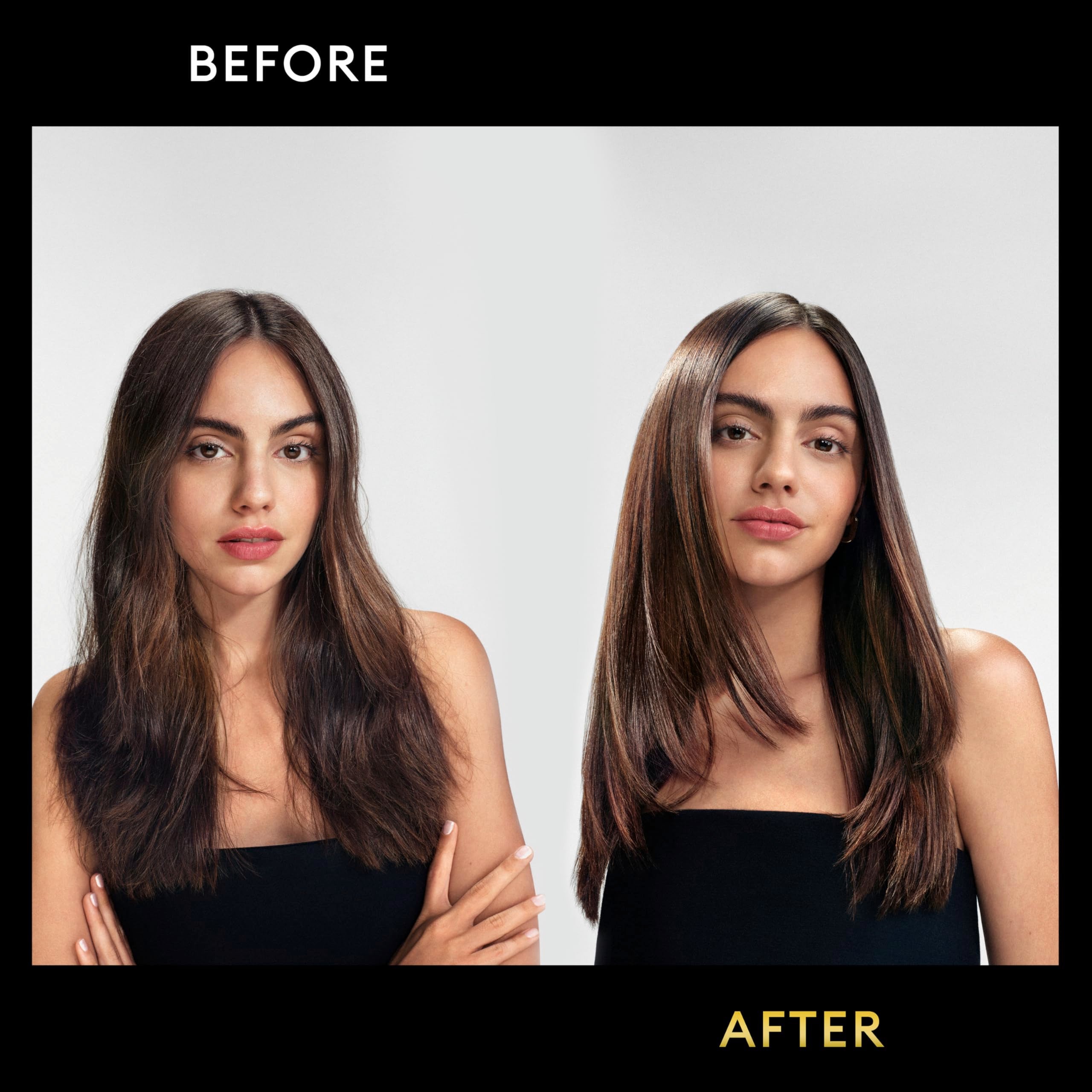 TRESemmé Lamellar Gloss Serum with shampoo and conditioner in routine