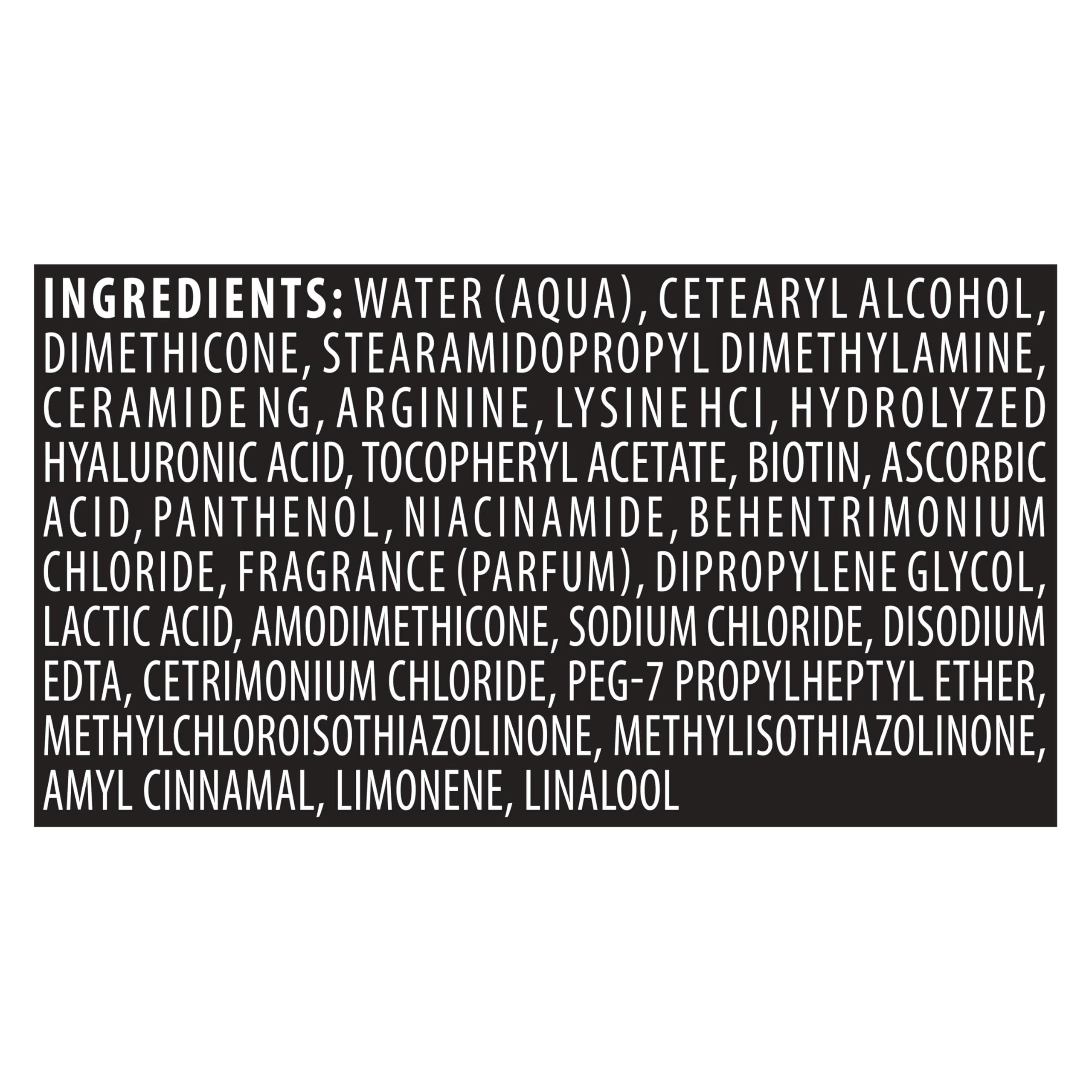Tresemme Rich Moisture Conditioner on bathroom counter with bottle.