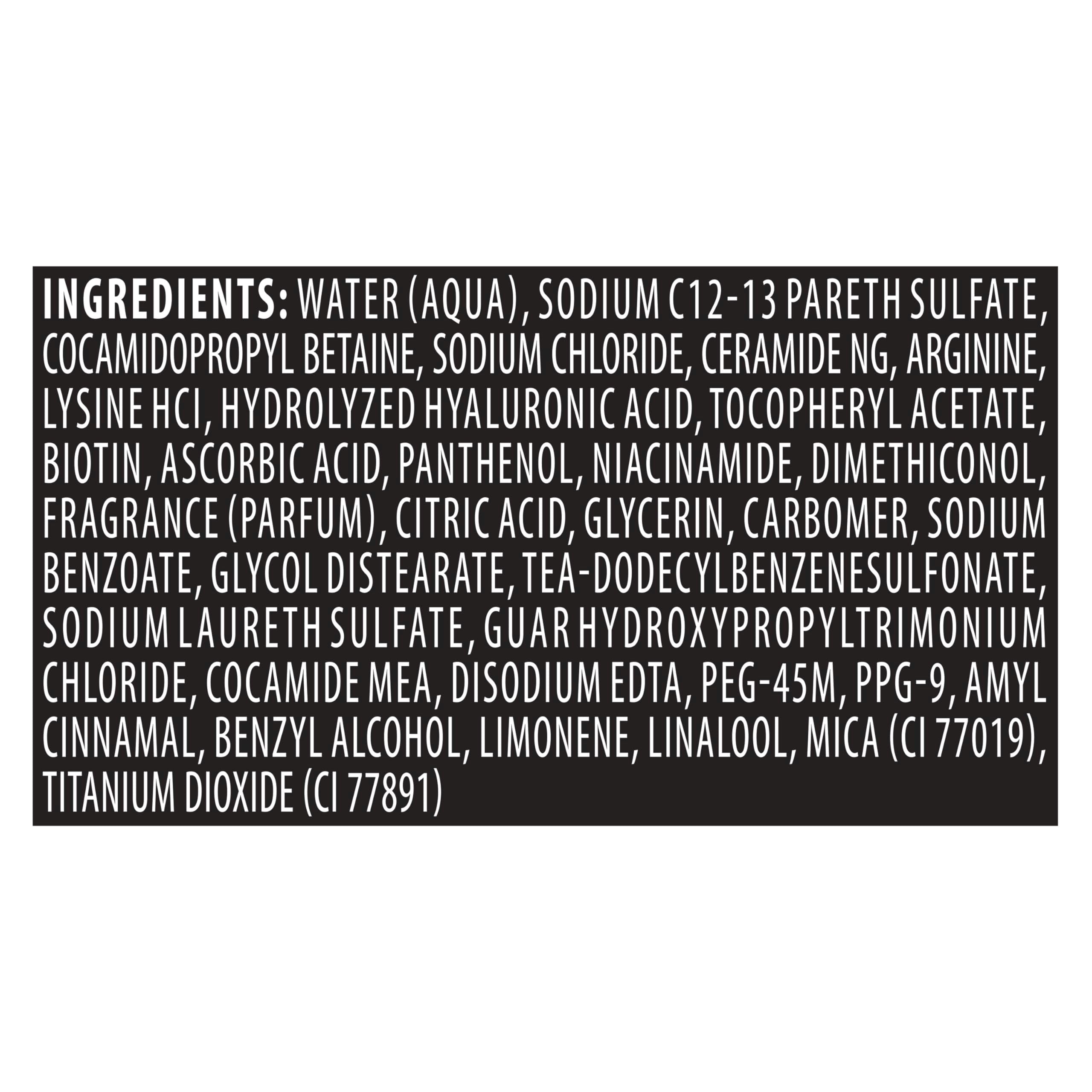 TRESemmé Rich Moisture Shampoo apply-after-wash routine shows hydrated, smooth results.
