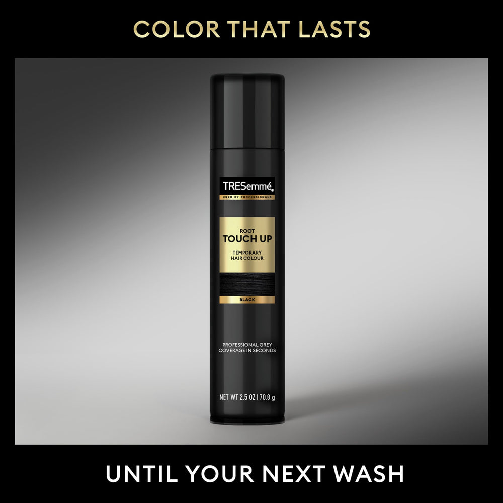 TRESemmé Root Touch-Up applied on hair to hide gray roots instantly.