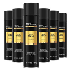 TRESemmé TRES Two Extra Hold hairspray bottle showing 11 oz size and all-day hold