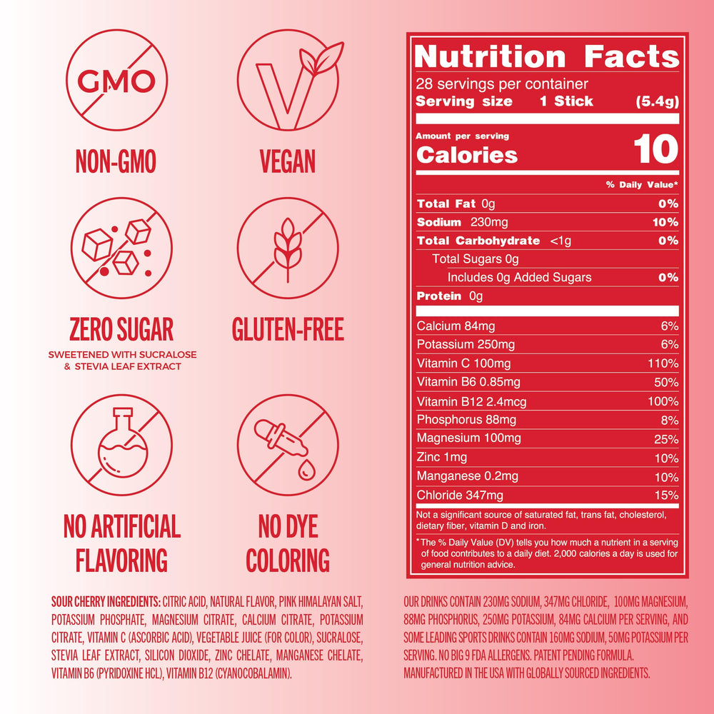 TREVI zero sugar label indicating vegan and allergen-free formula.