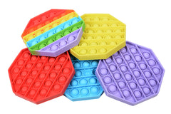Treycer purple bubble pop fidget toy enhances tactile engagement during breaks.