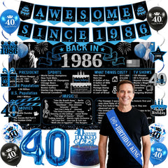 Trgowaul 40th backdrop banner highlights the milestone with a stylish retro vibe.