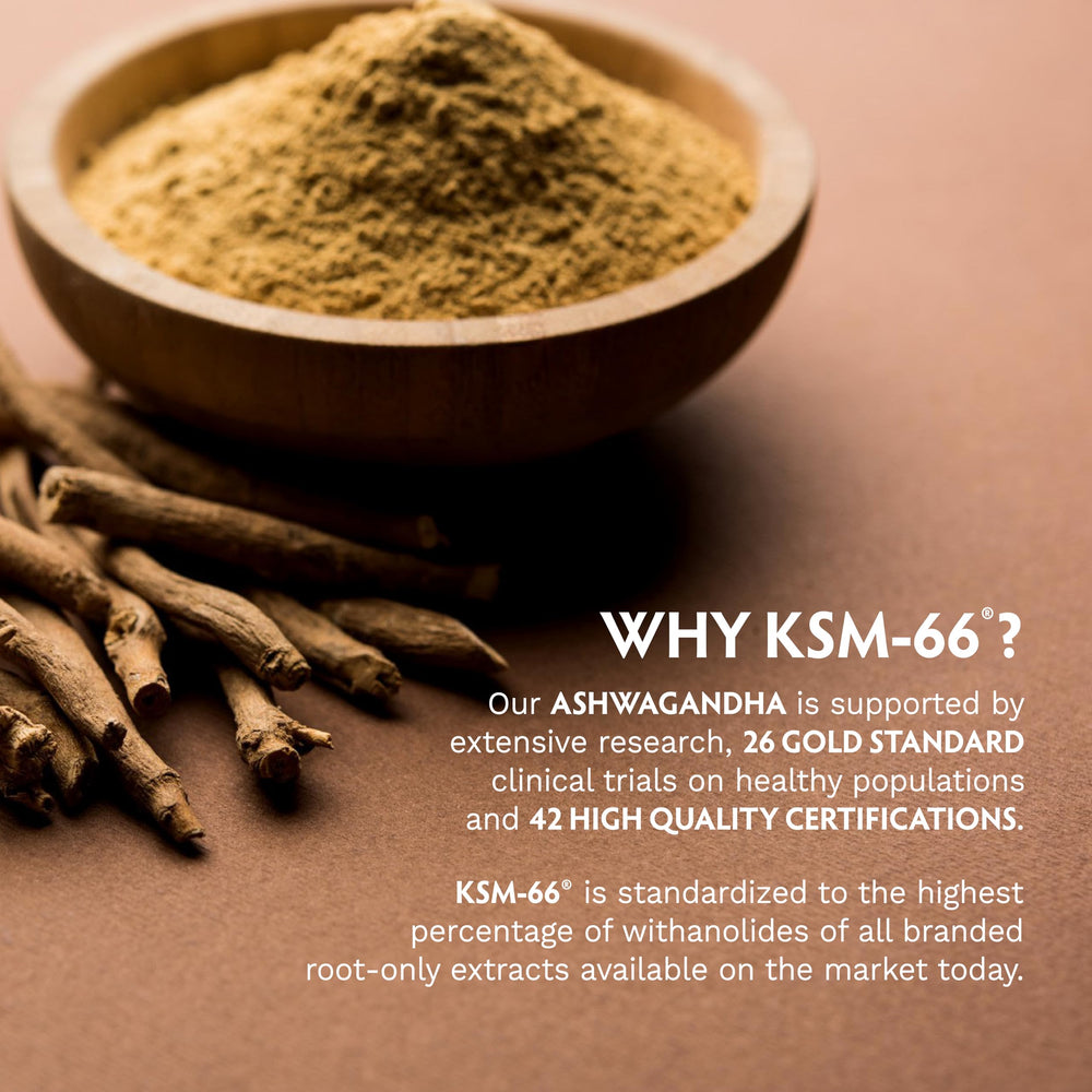 TRIBE ORGANICS daily-use routine with morning coffee featuring Ashwagandha.