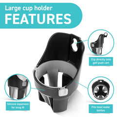 Tributary Brands wide-mouth cups stay secure on uneven terrain
