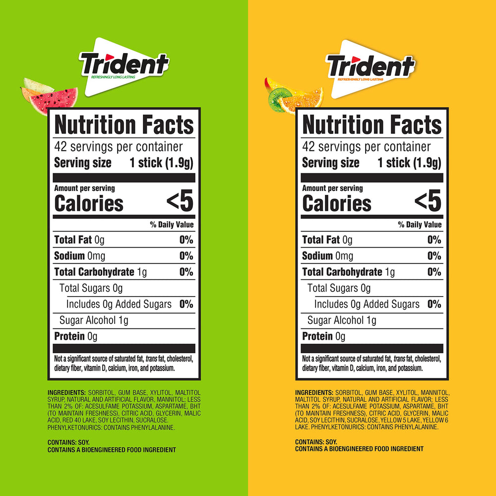 Trident Tropical Twist bulk front for a quick flavor boost