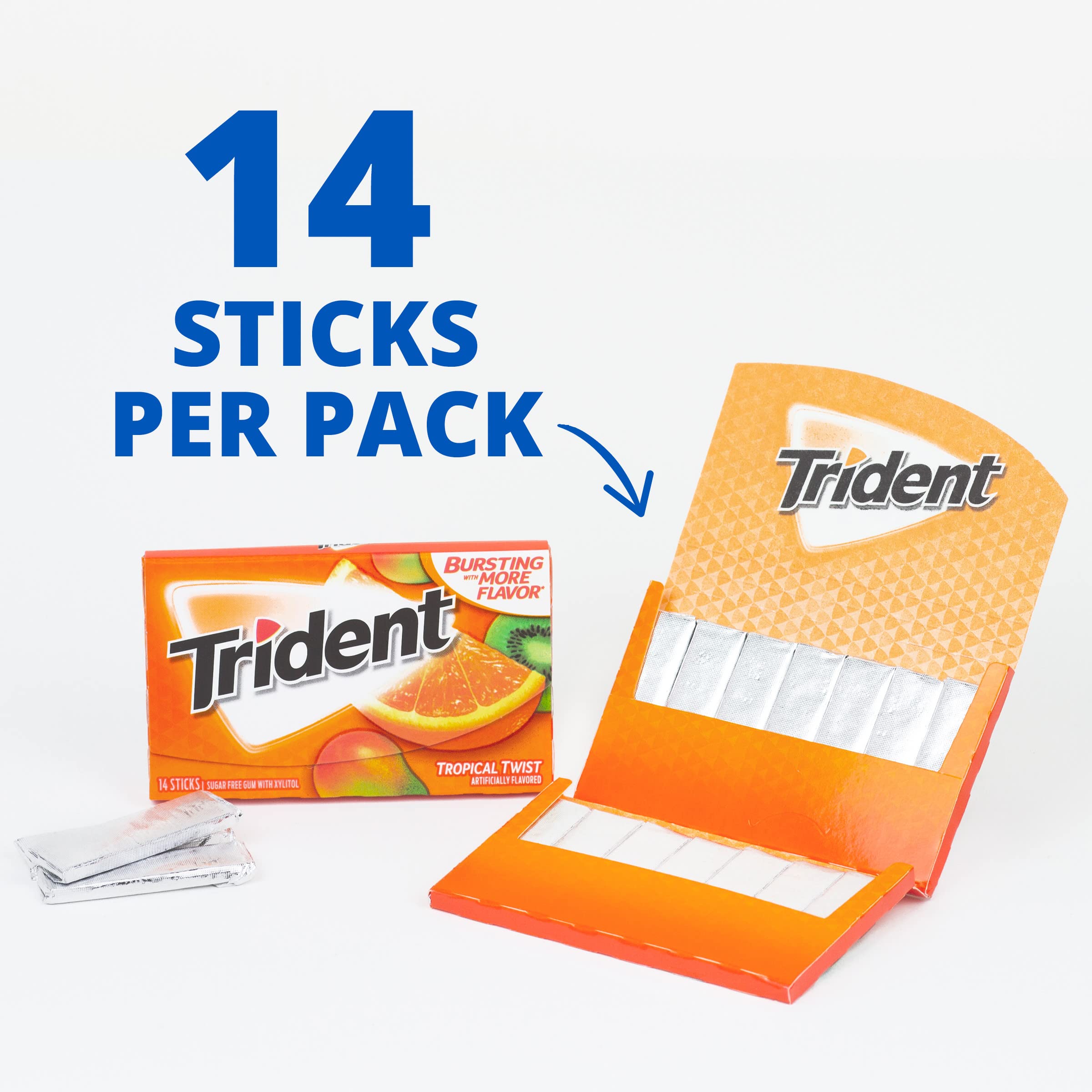 Gum in pocket or bag for on the go freshness.