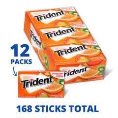 Individually wrapped sticks highlight freshness and portability.