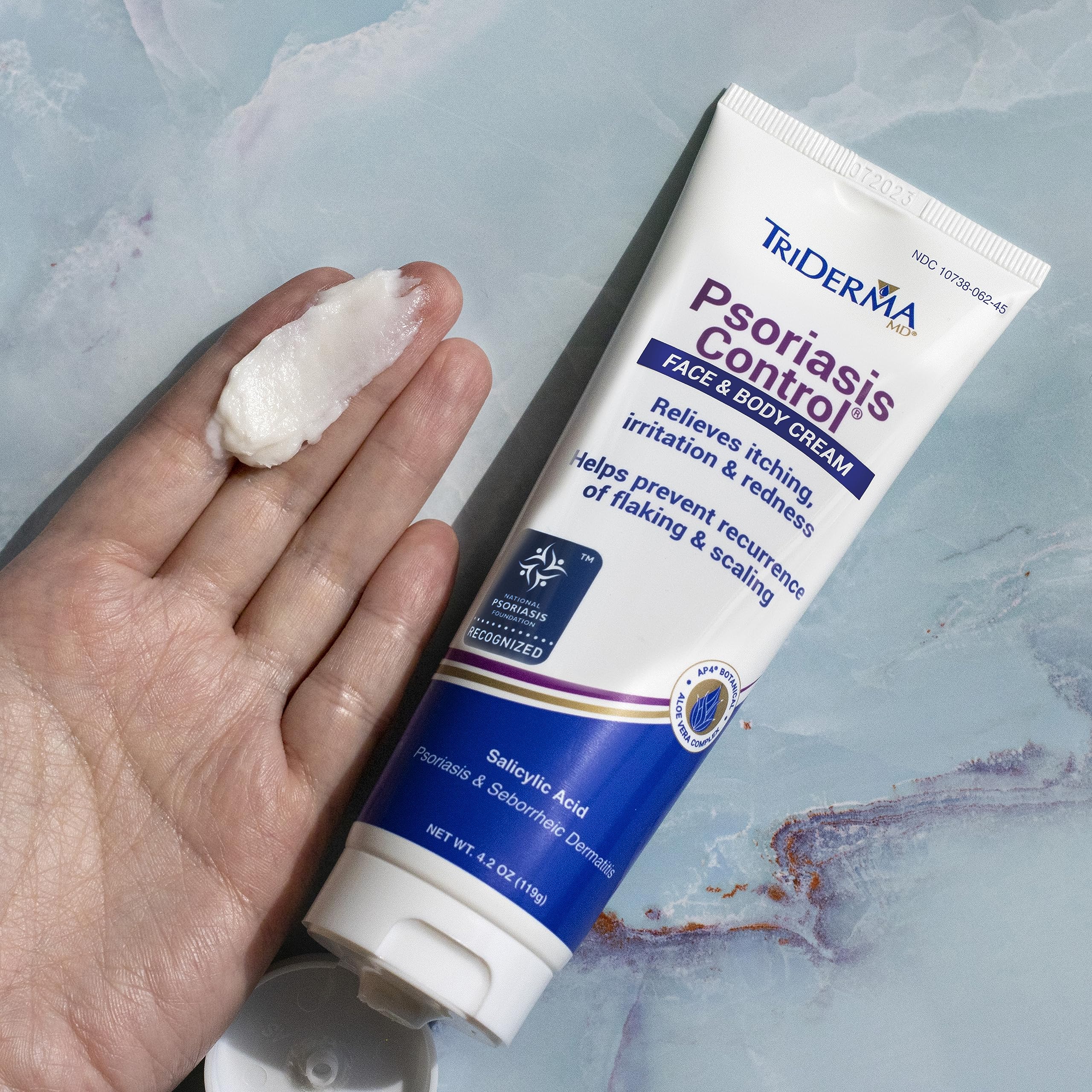 Fragrance-free label signals gentle care from TriDerma.