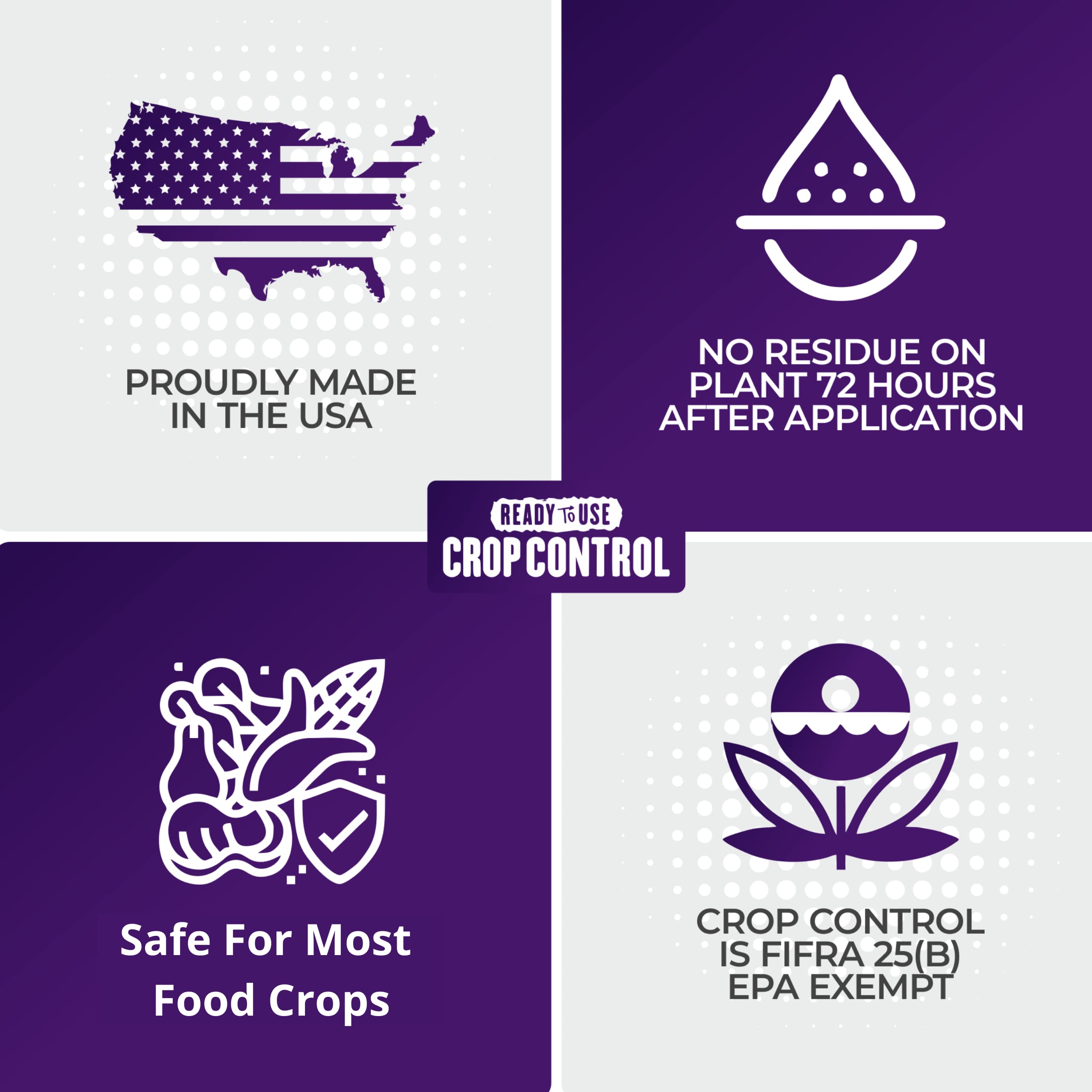 Trifecta Crop Control used in outdoor garden for pest protection.