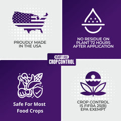 Trifecta Crop Control used in outdoor garden for pest protection.