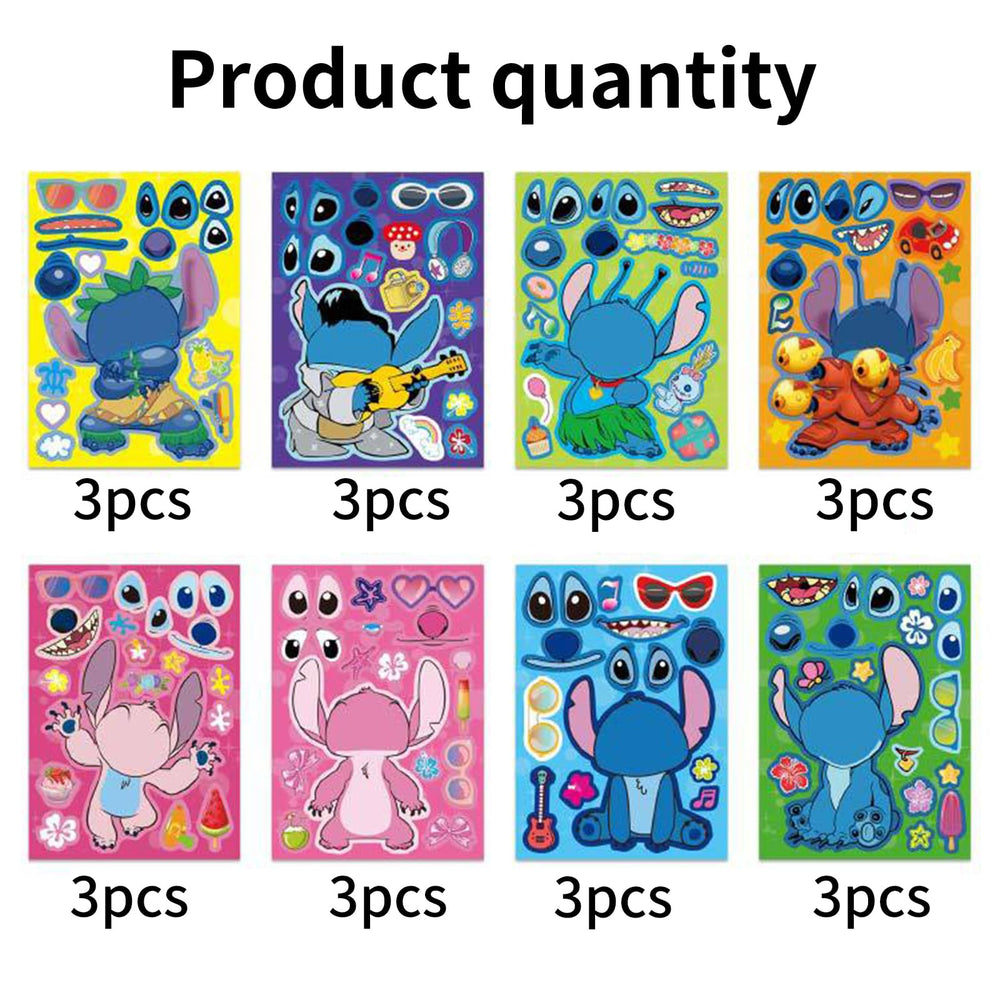 Trifoot 8-character stickers collection for creative expression.