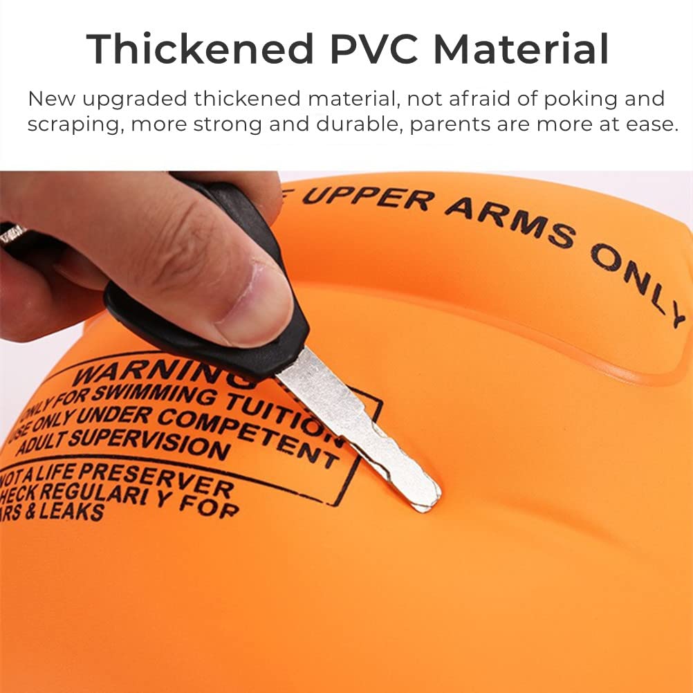 TRIIFON arm floaties packaging with 12-month warranty