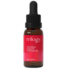 Trilogy Rosehip Oil bottle pour for quick nourishment