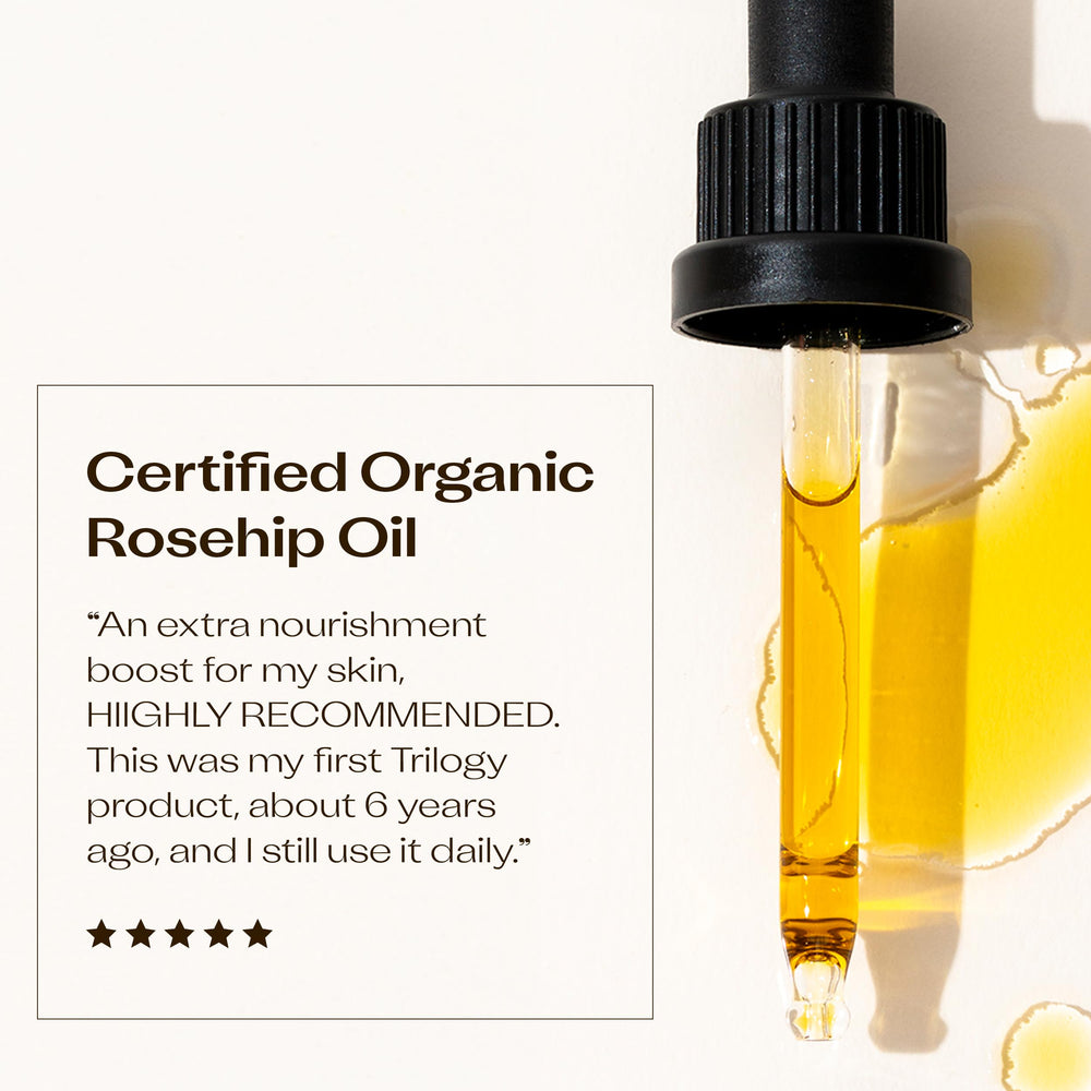 Trilogy Rosehip Oil skin hydration appearance for radiant look