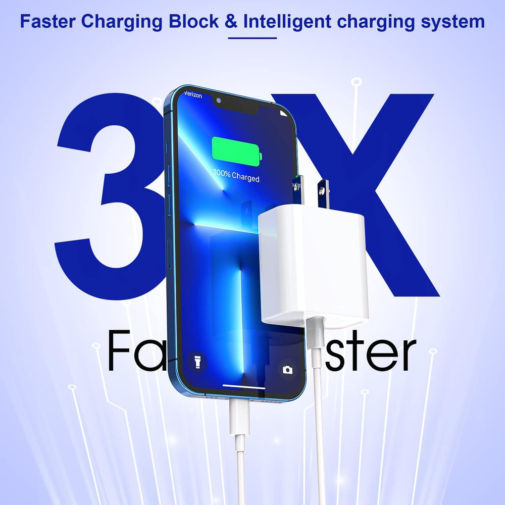 TrimDish 3-pack iPhone charger cables laid out for home or office use.