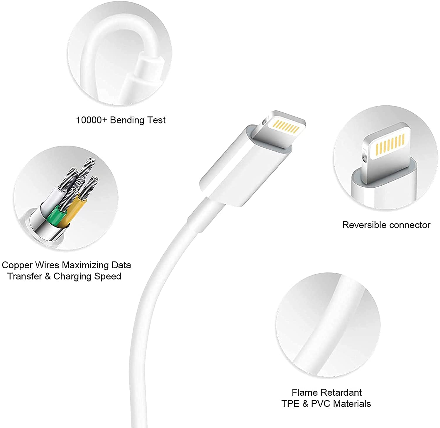 TrimDish aluminum-shell cable with reinforced durability.