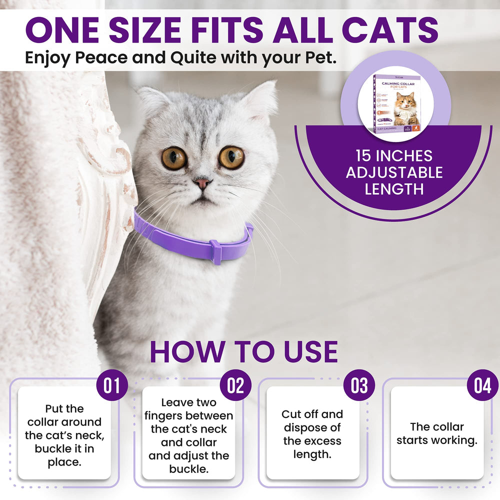 Indoor use and travel-ready TriOak calming collar for moving environments