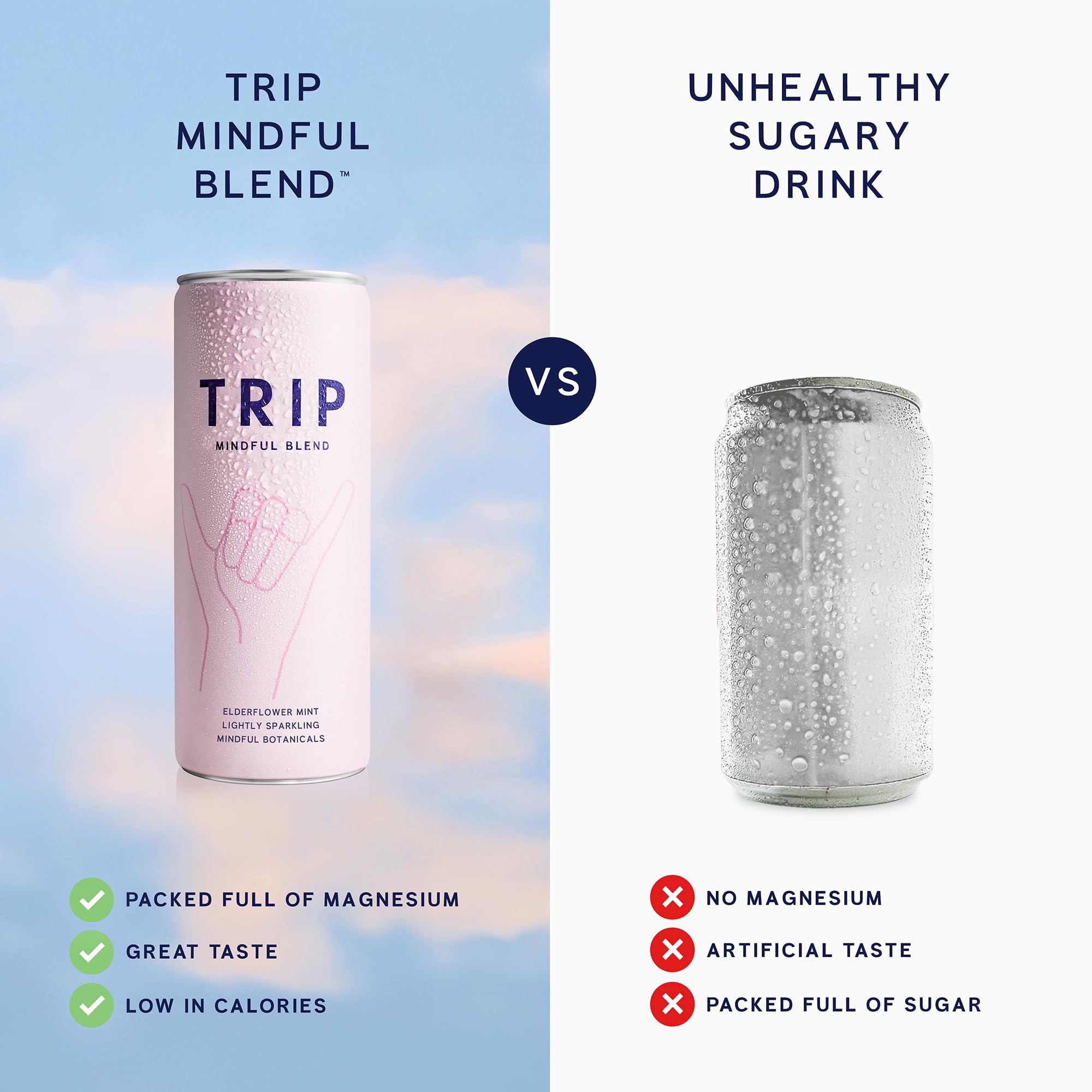 TRIP Elderflower Mint can as a light, aromatic pick-me-up.
