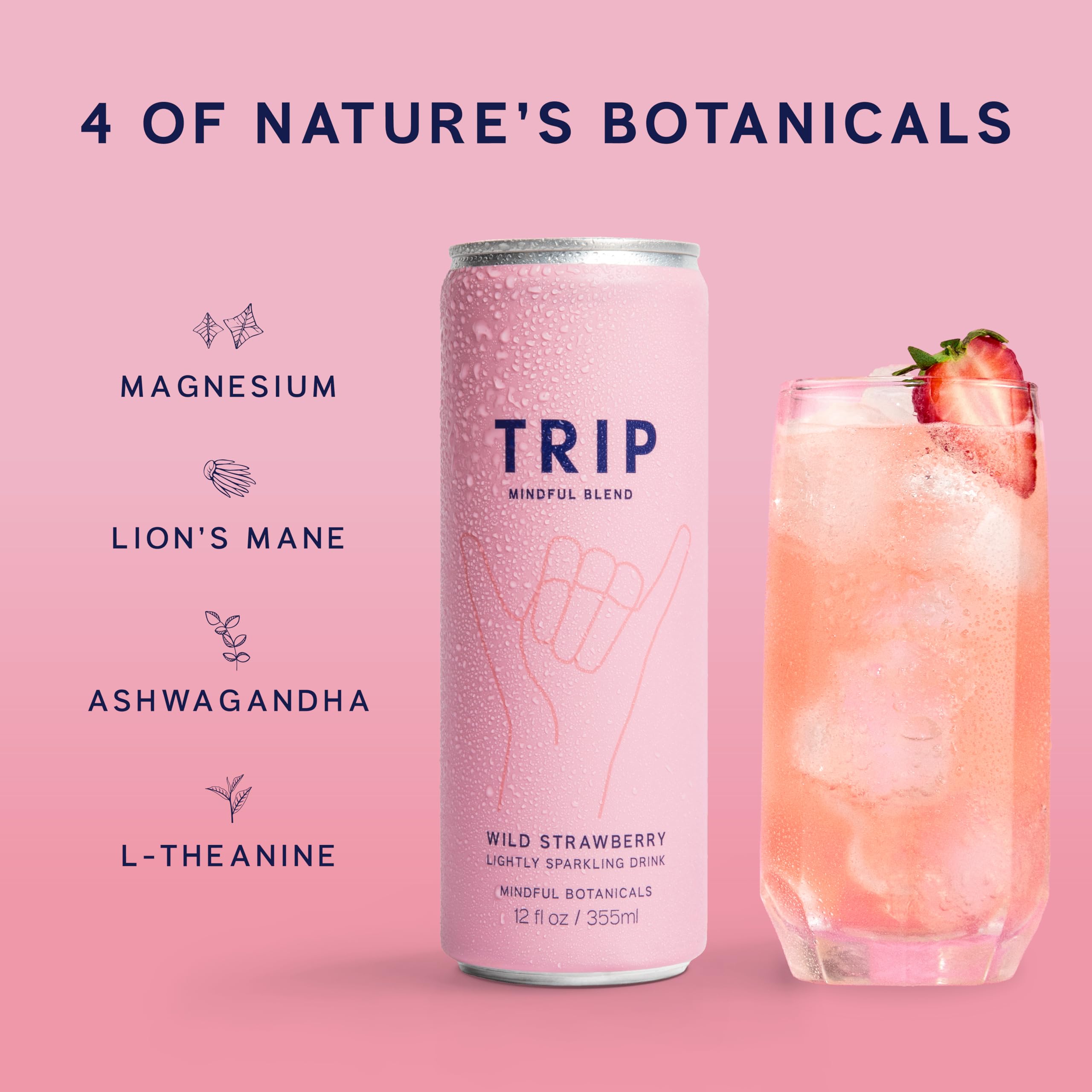 TRIP label close-up highlights flavors and award-winning quality for refined sipping.