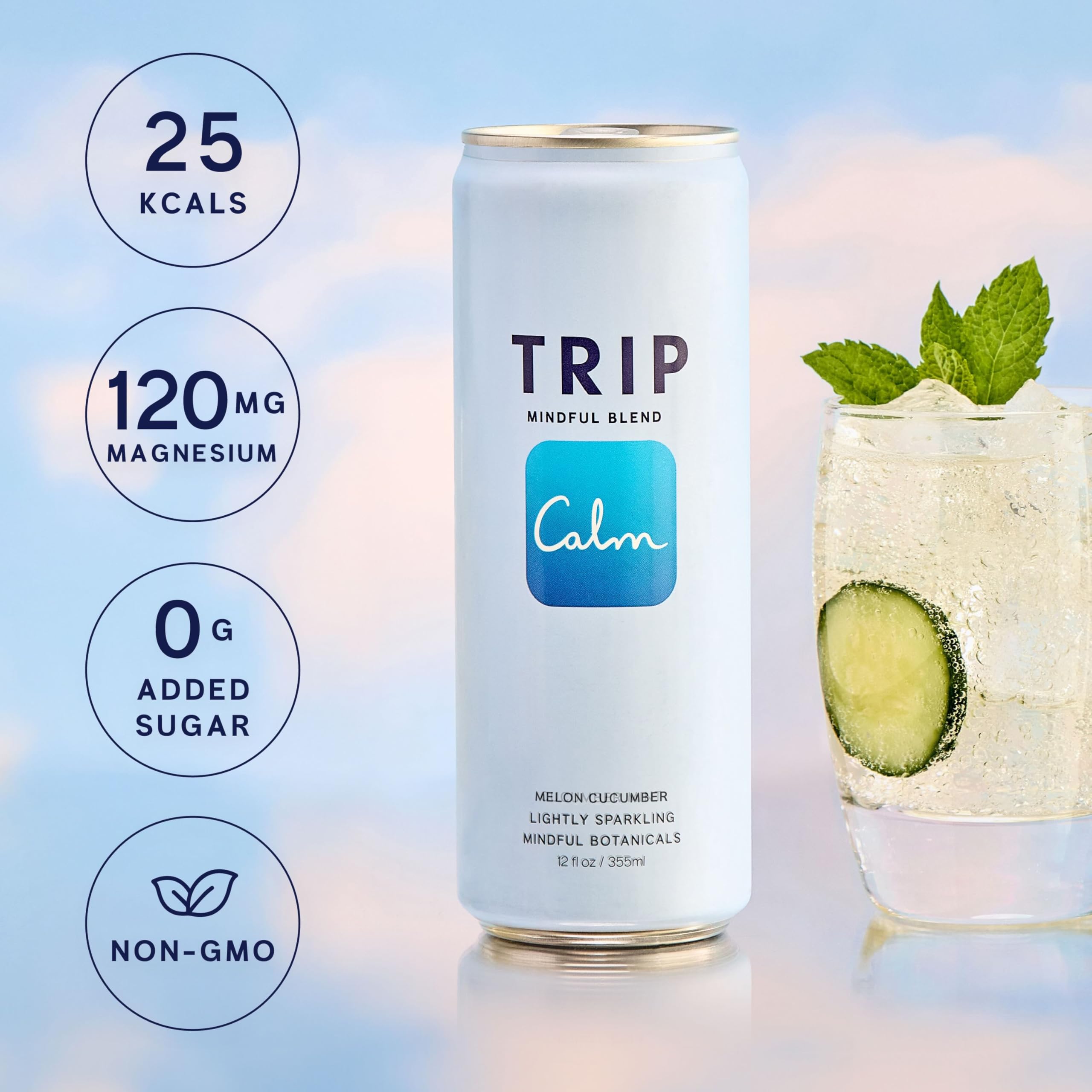 TRIP flavor lineup close-up featuring Melon Cucumber among award-winning options.
