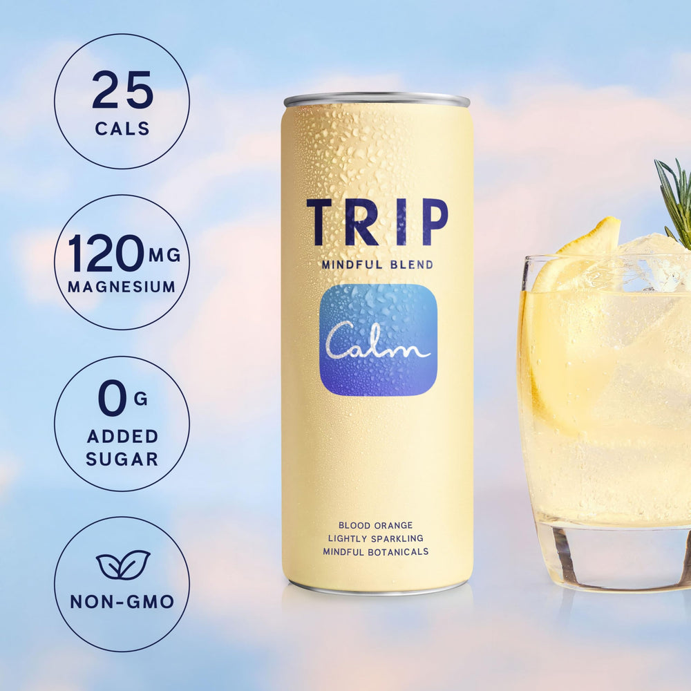 TRIP Glass pour captures crisp, refreshing finish.
