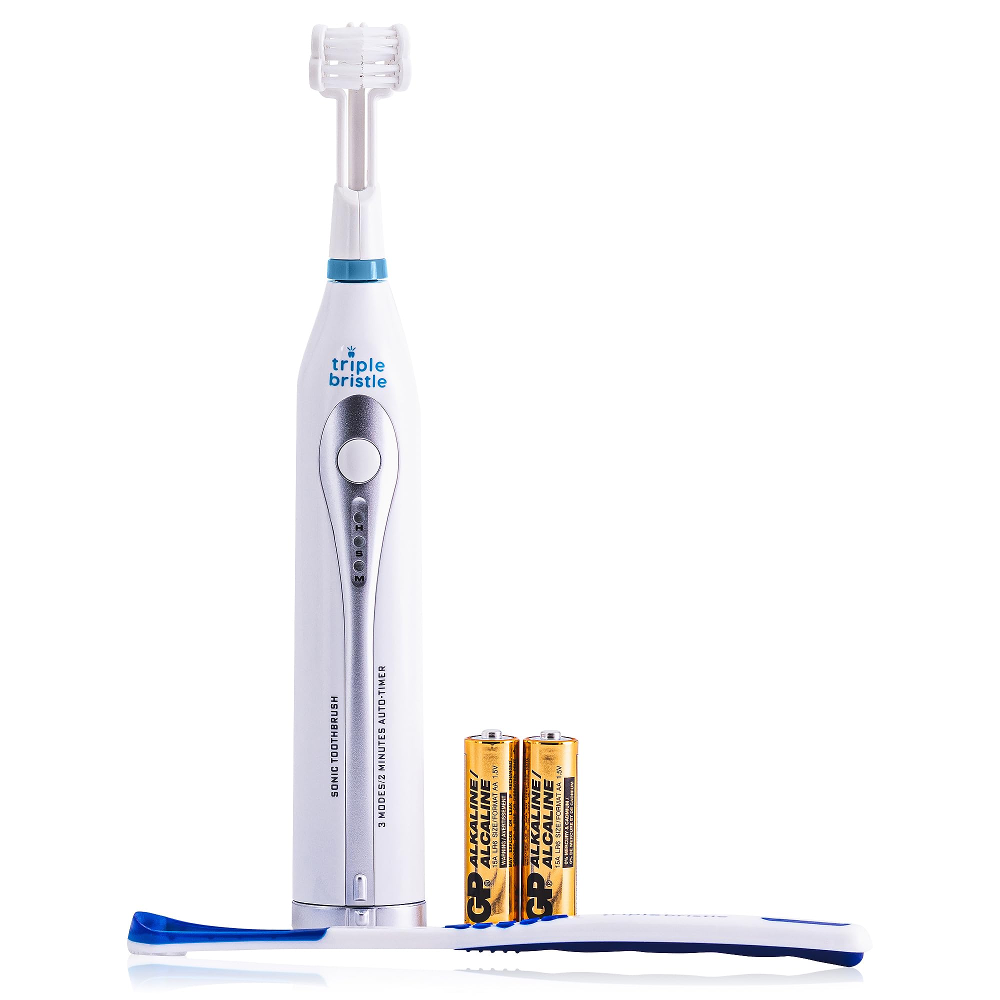 Triple Bristle GO travel case keeps your toothbrush protected on the go.
