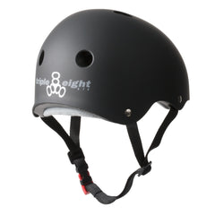 Interior padding of Triple Eight Sweatsaver helmet demonstrating snug break-in fit.