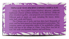 Fo-Ti and botanicals showcase in Triple Leaf Tea blend