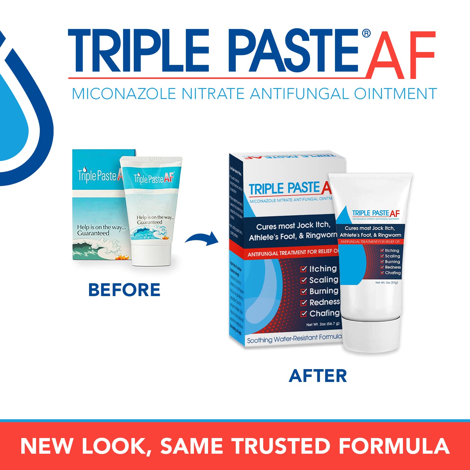 Applying Triple Paste AF on skin during workouts for comfort