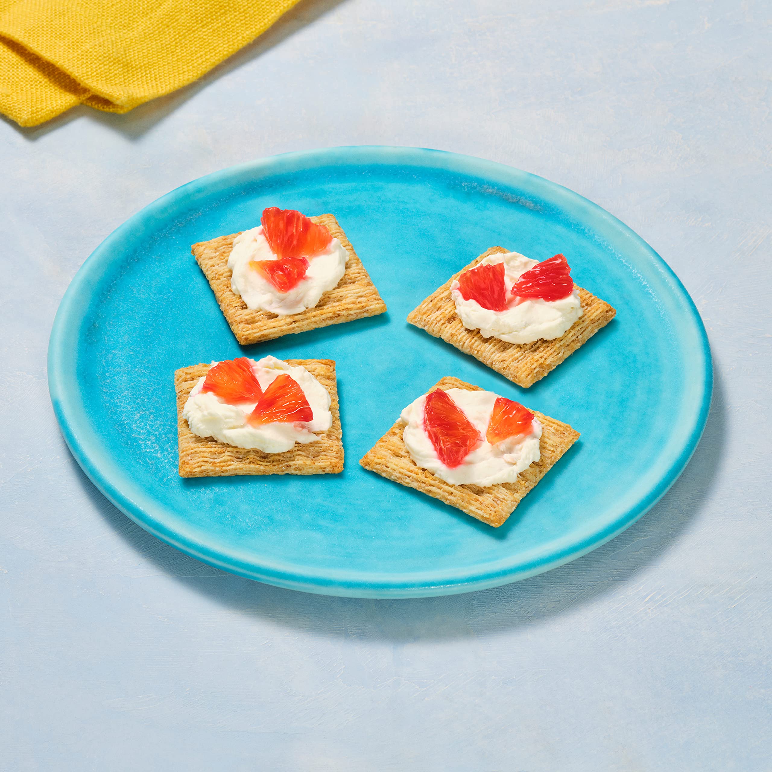Triscuit Hint of Sea Salt flavor note visible on cracker