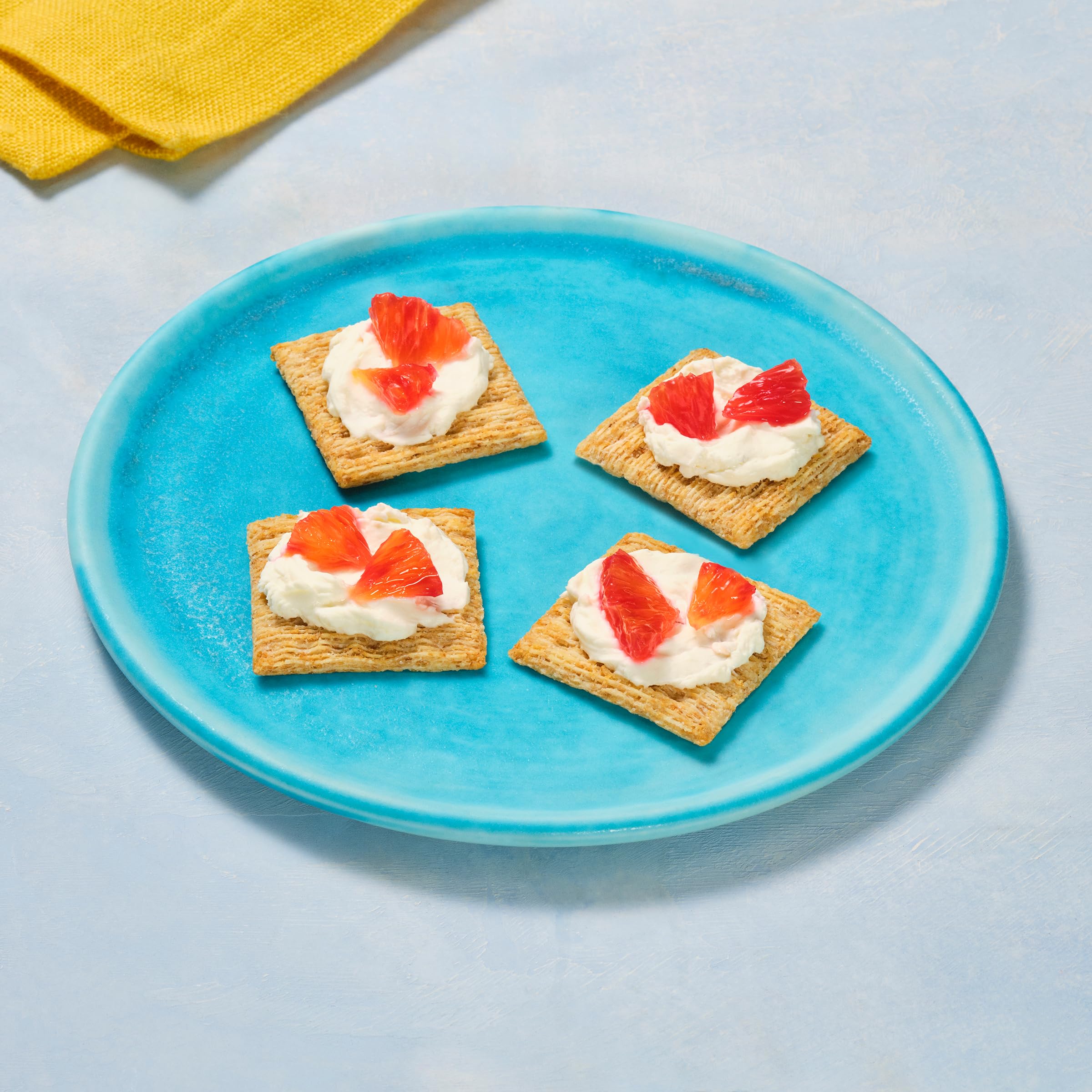 Triscuit crackers seasoned with oil and sea salt for simple flavor