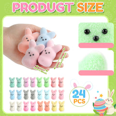 Trivolusia realistic soft-touch bunnies add tactile charm to shelves and mantels.