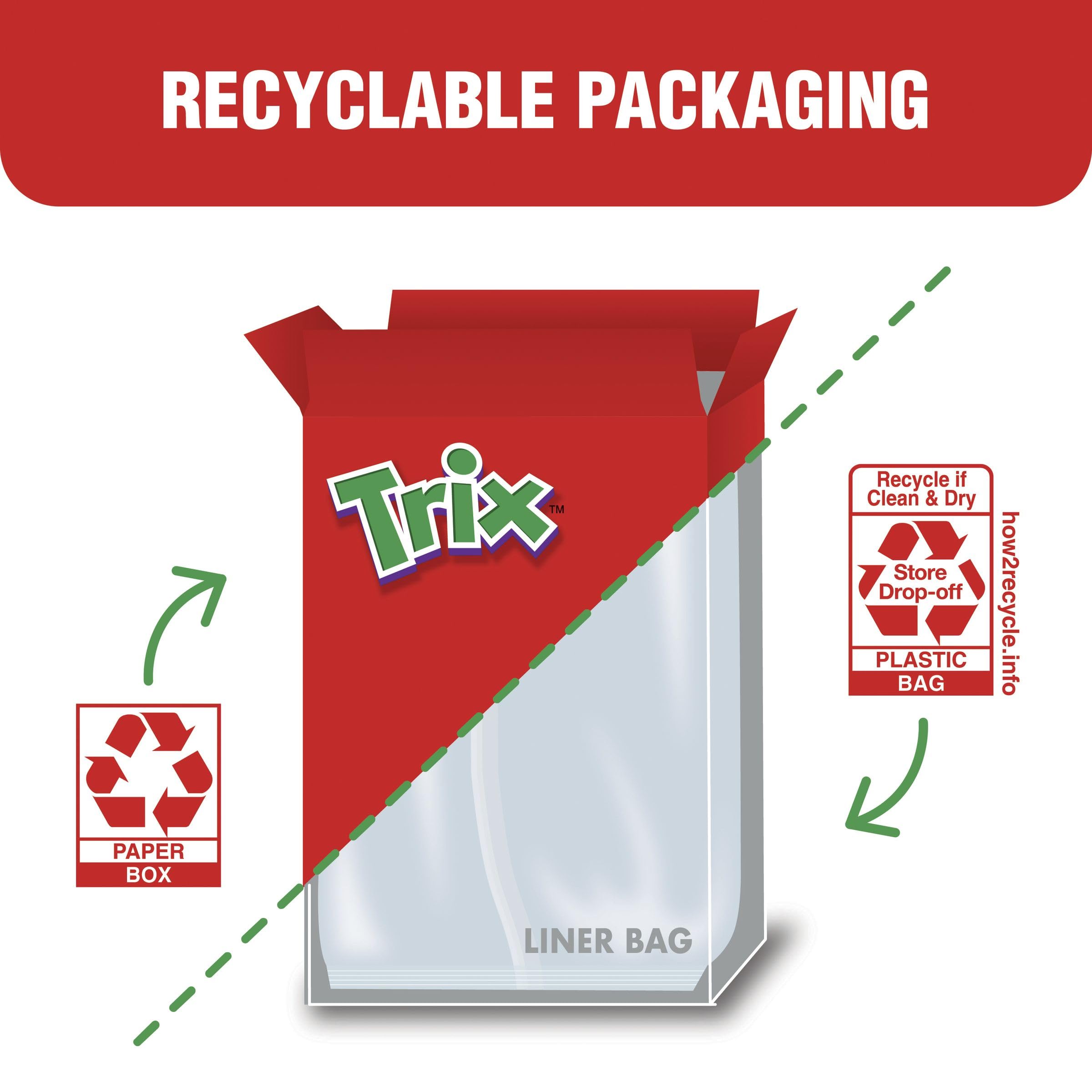 Trix as a topping in yogurt or fruit bowls.
