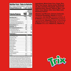 Close-up of Trix fruity shapes highlighting fun flavors for kids.