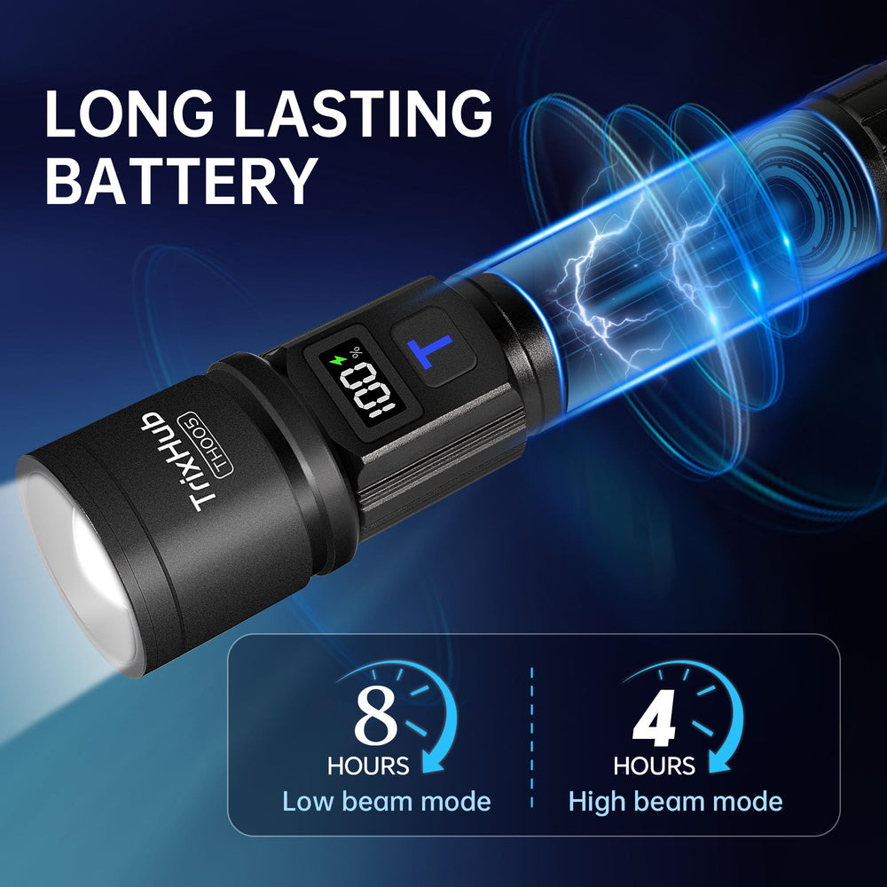 TrixHub five-mode LED flashlight adapts to different tasks and environments.