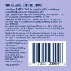 TrizULTRA+Keto Flush label highlighting fragrance-free formula for pets