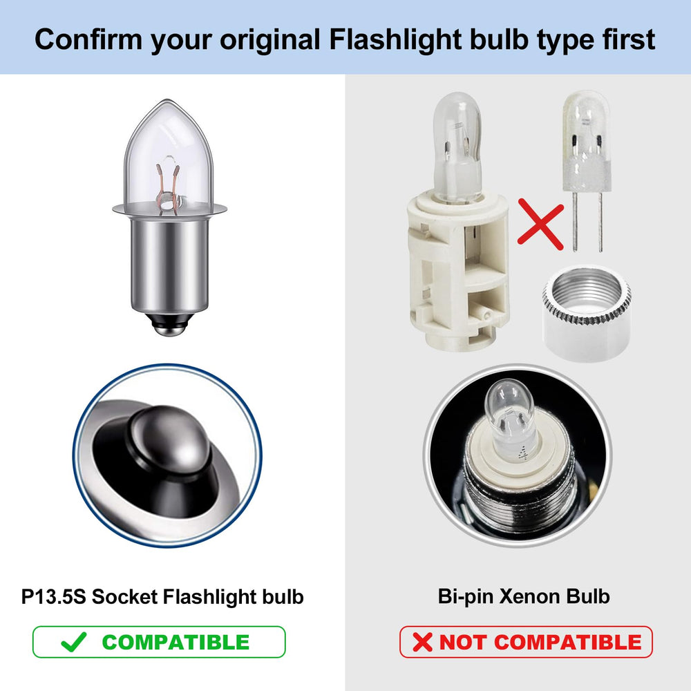 TRLIFE Maglite LED Bulb 3W high brightness offers over 200 lumens for clear outdoor visibility