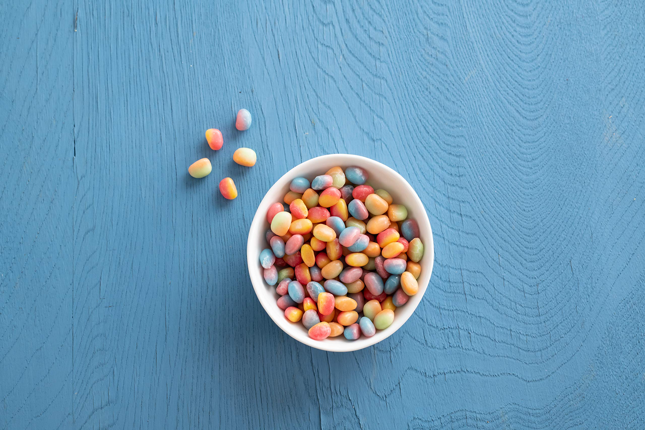 Trolli Sour Brite Eggs flavors Cherry-Lemon, Strawberry-Grape, Orange-Lime.