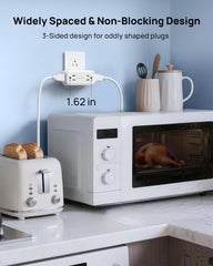 TROND compact, travel-friendly outlet fits bags and small spaces