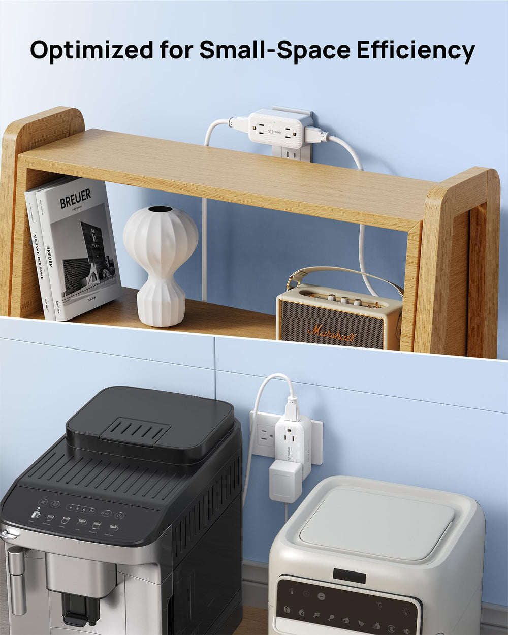 TROND ideal for home, office, dorms, and travel setups