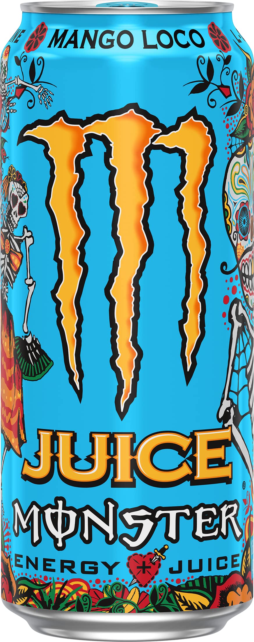 Tropical fruit juice splash featuring Mango Loco for vibrant flavor