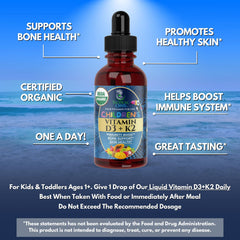 Tropical Oasis drops poured into mouth for easy daily use.