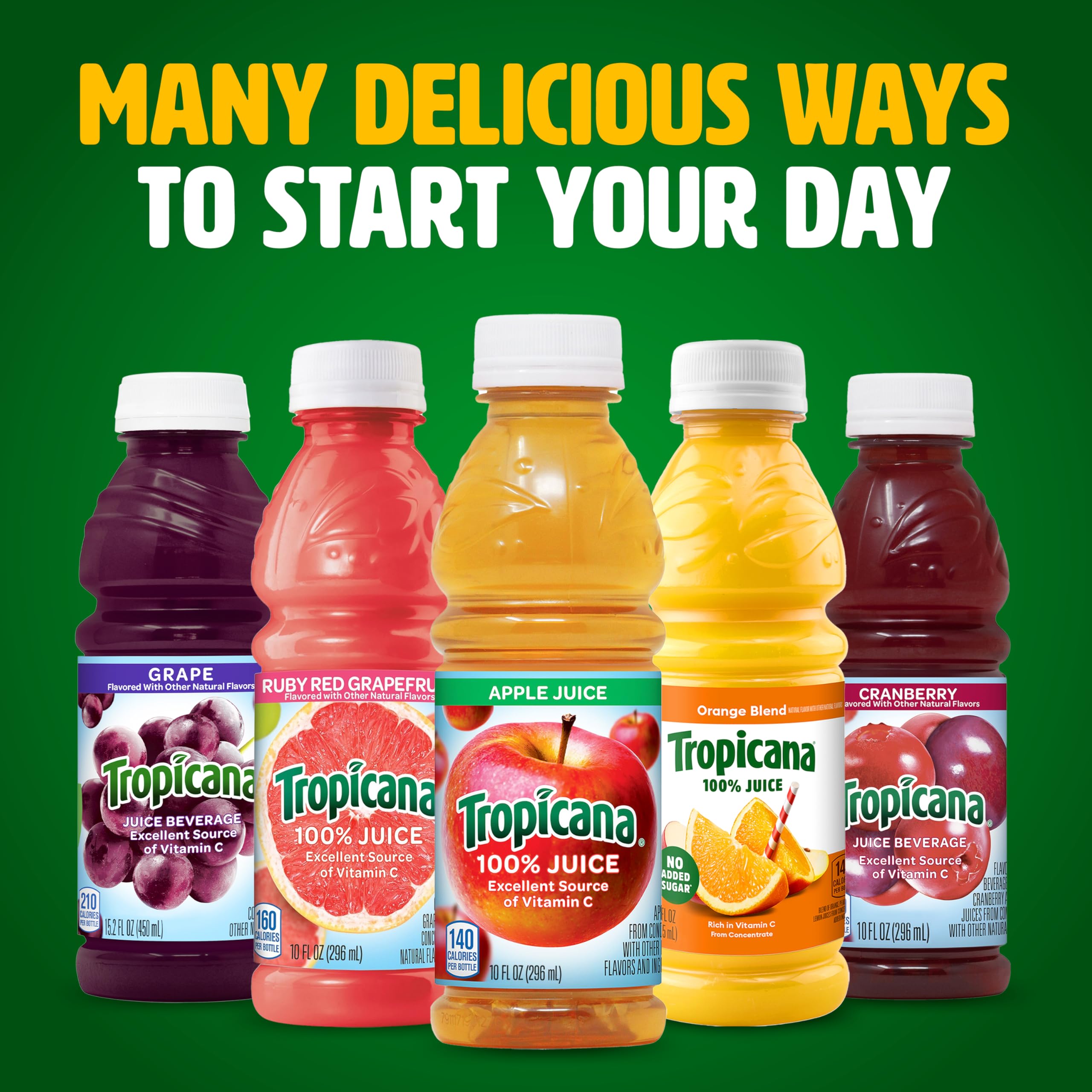 Kid-friendly Tropicana Apple Juice bottle option for a snack